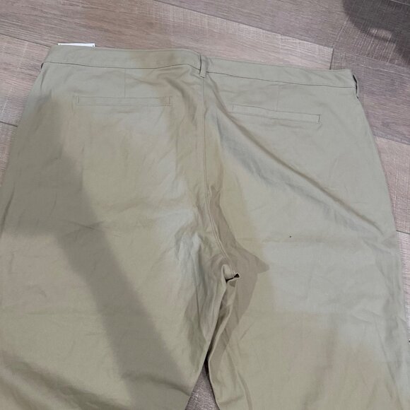 OLD NAVY WOMENS KHAKI PANTS SIZE 20 ADJUSTABLE WAIST NEW SKINNY STRETCH - Picture 11 of 13